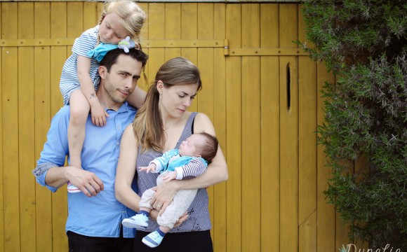 Véronique, Charles, Faustine et Valentin